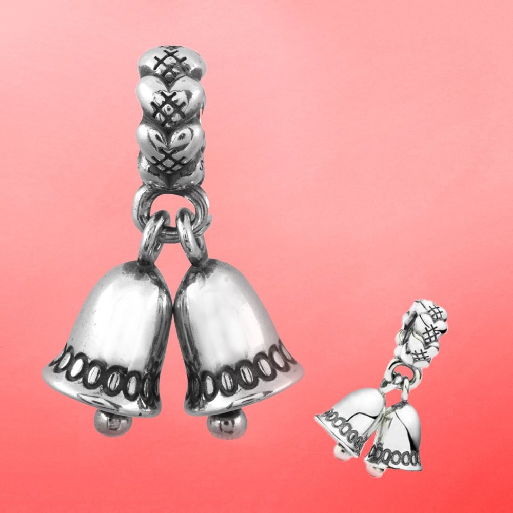 Pandora Christmas Bells Dangle Charm 791230 *Retired*